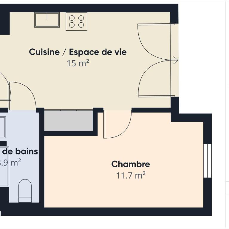 L Ondée - appartement pour 4 - piscine commune - Apartment - 25