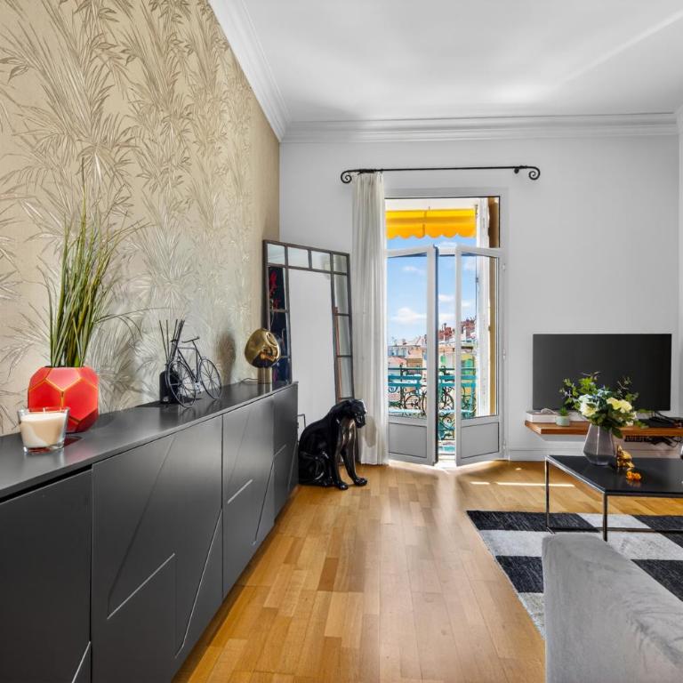 LE MALTE - Splendide 2 pièces dans Palace - Carré d'Or Menton - Appartamento Deluxe con 1 Camera da Letto e Vista Città - 4