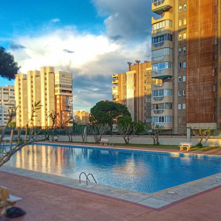 Apartamento San Juan Playa con piscina, zonas verdes y pistas deportivas - Apartamento de 2 dormitorios - 1