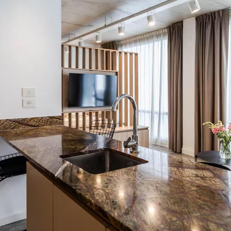 BT Homes Moderno Studio en Recoleta - Estudio Deluxe con cama grande - 13