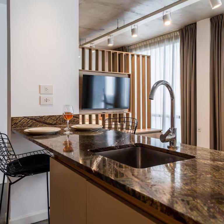 BT Homes Moderno Studio en Recoleta - Estudio Deluxe con cama grande - 16