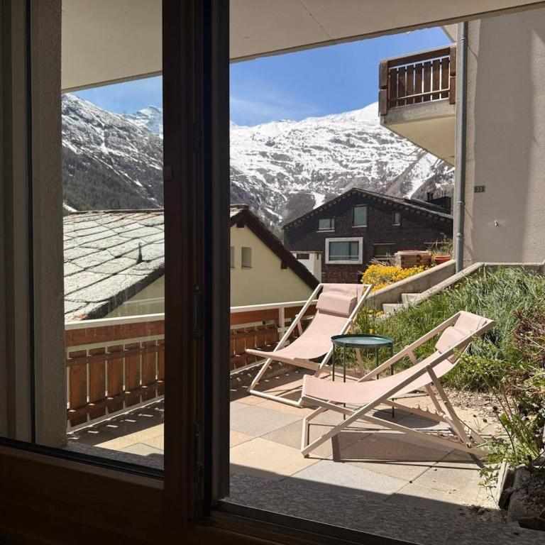 Sunny apartment in the heart of Saas-Fee - Apartment mit Terrasse - 9