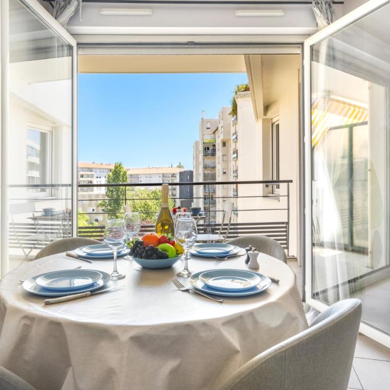 BnGo l Le Cocon Paisible PartDieu l Terrasse, 4p, 1ch, proche Gare PartDieu - Appartamento con 1 Camera da Letto - 15