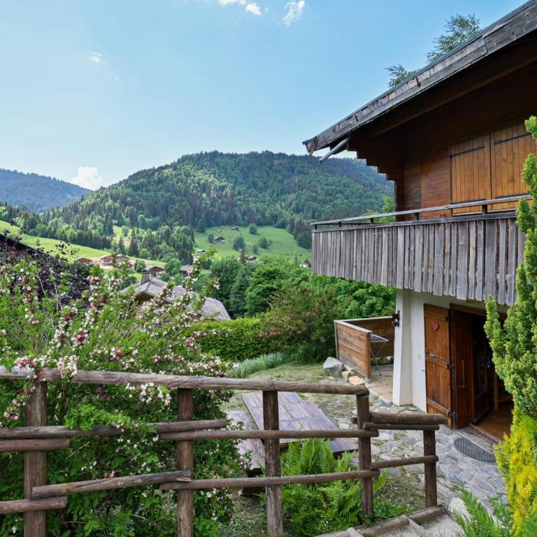 Appartement rez-de-jardin-La Clusaz - Deluxe-Apartment mit 2 Schlafzimmern und Gartenblick - 1