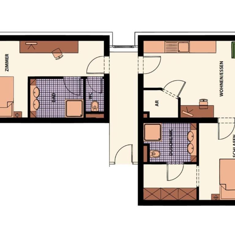 Hotel Schneider Dependance - Appartamento con 2 Camere da Letto - 9