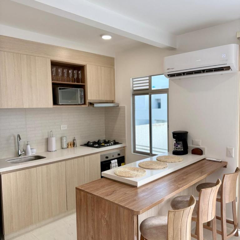 Apartment in Serena del Mar with elevator , near Beach and Comfort Cartagena - Two-Bedroom Apartment with Balcony - 9