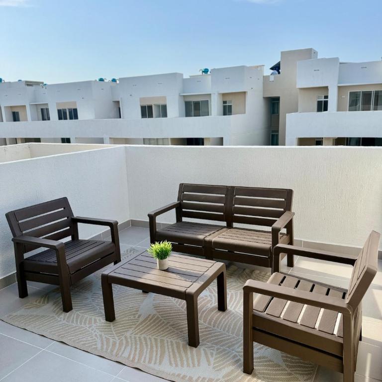 Apartment in Serena del Mar with elevator , near Beach and Comfort Cartagena - Two-Bedroom Apartment with Balcony - 26