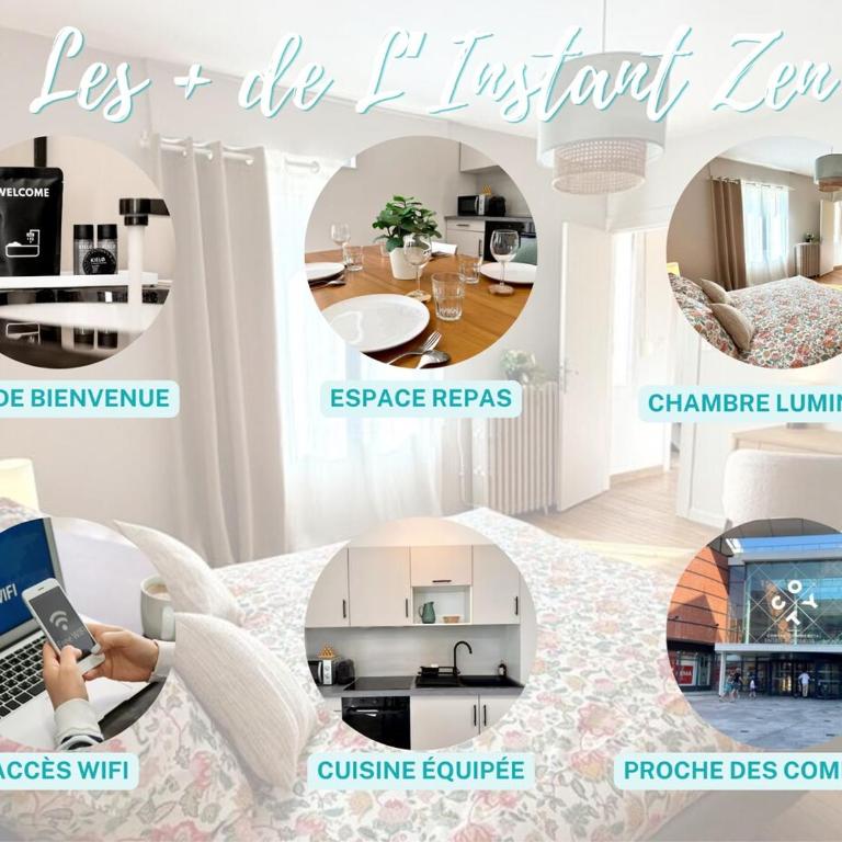 Dalikyda - L'Instant Zen - Jacuzzi, cour & central - Maison 2 Chambres - 6