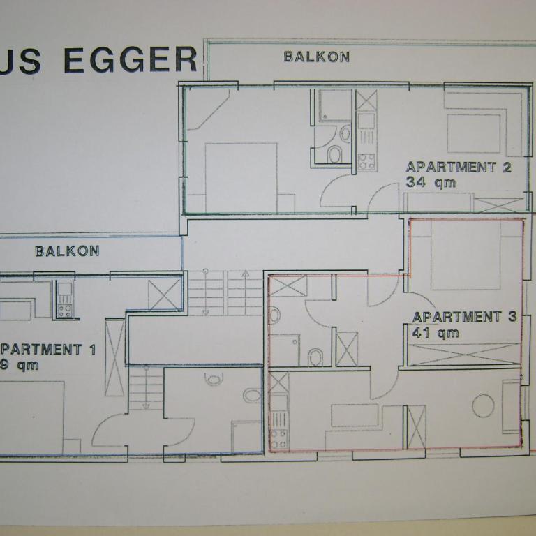 Haus Egger - Apartment mit 1 Schlafzimmer - 2