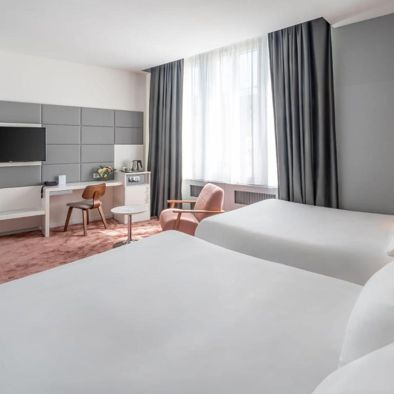 Best Western Dijon Centre Gare - Chambre Familiale 2 Lits Queen-Size - Non-Fumeurs - 2