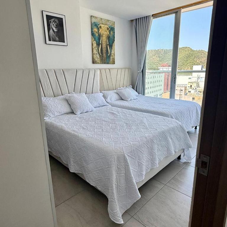 Apartamento en Rodadero, elegante y amplio a una cuadra del mar - Apartamento de 2 dormitorios - 14