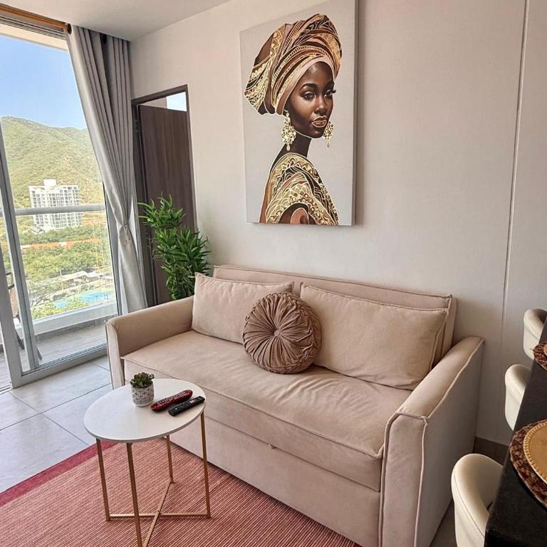 Apartamento en Rodadero, elegante y amplio a una cuadra del mar - Apartamento de 2 dormitorios - 43