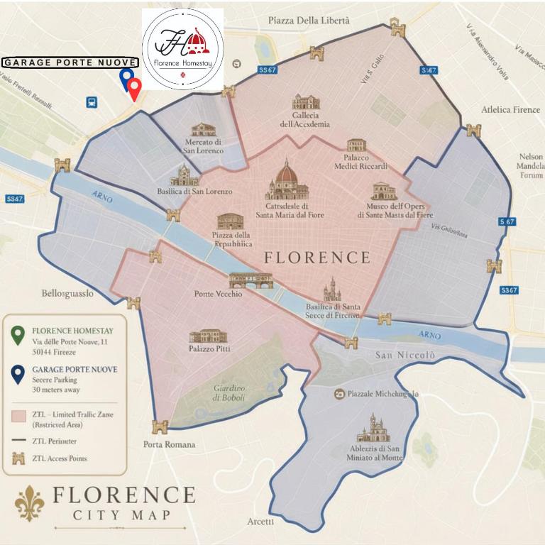 Florence Homestay Apartment - Appartamento con 3 Camere da Letto - 7