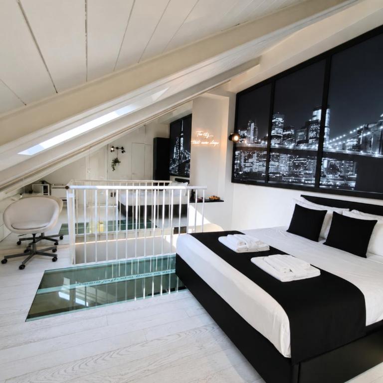 Milano Centro Duomo, Loft con terrazzo, AC, Wifi, Subway - Appartamento con 2 Camere da Letto - 1