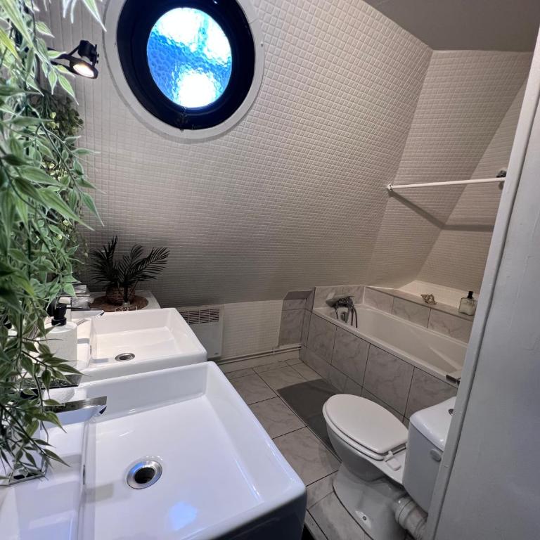 Spacieux appartement jardin, BBQ, vue sur mer, Trouville - Apartment - 19