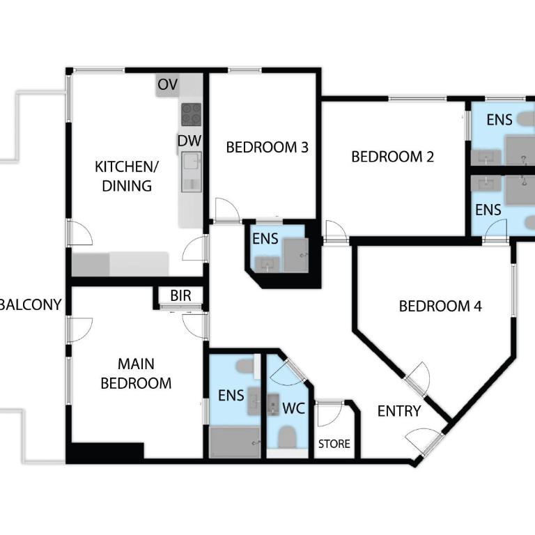 Appartement Gehörde - Sölden - Apartment mit 4 Schlafzimmern und einem Balkon - 15