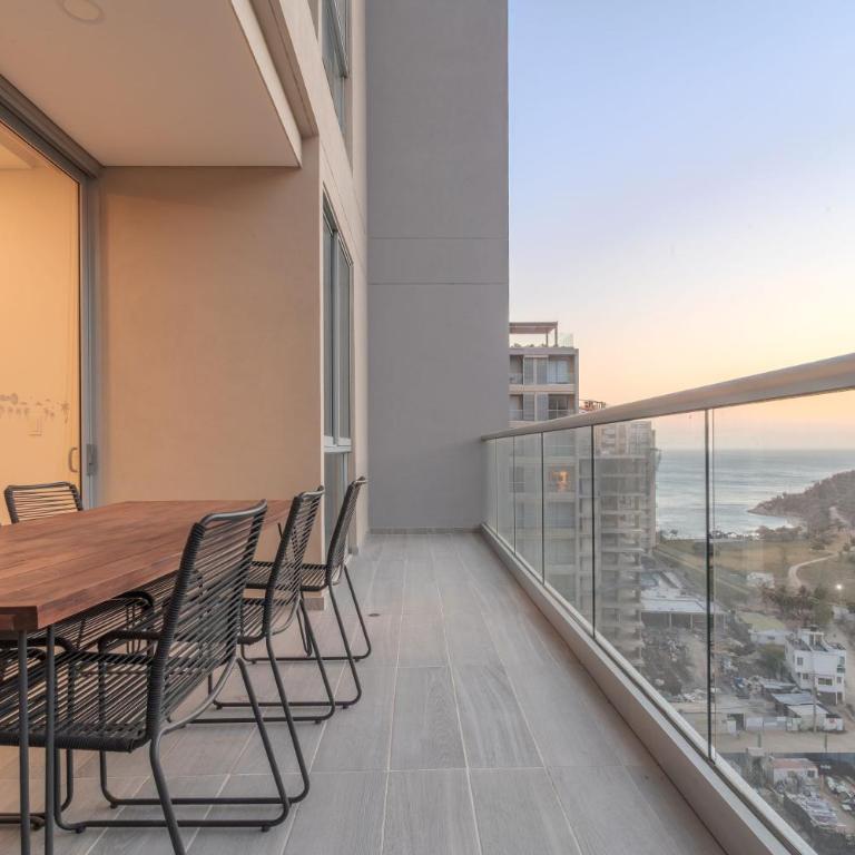 Moderno Apto de Lujo con Balcon Cerca del Mar - One-Bedroom Apartment - 10