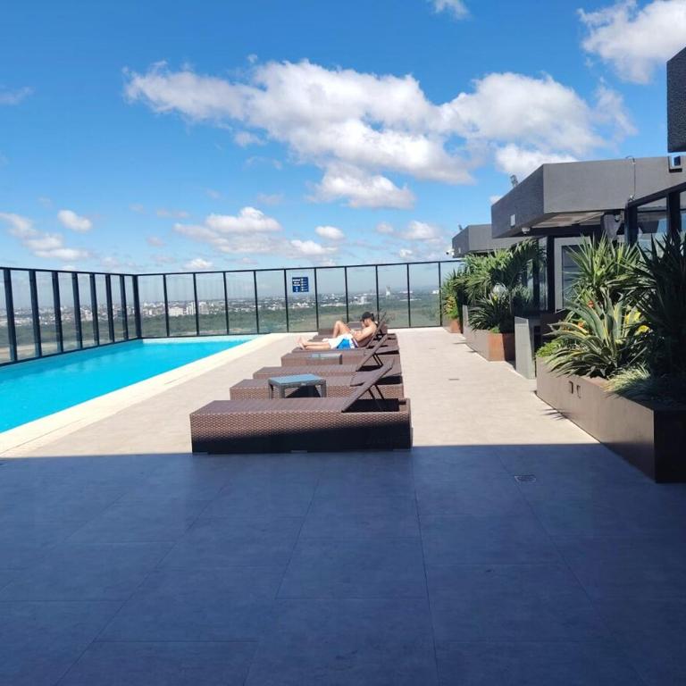Piscina de máxima elegancia, sauna y espacio de cowork Premium - Apartamento de 1 dormitorio - 11