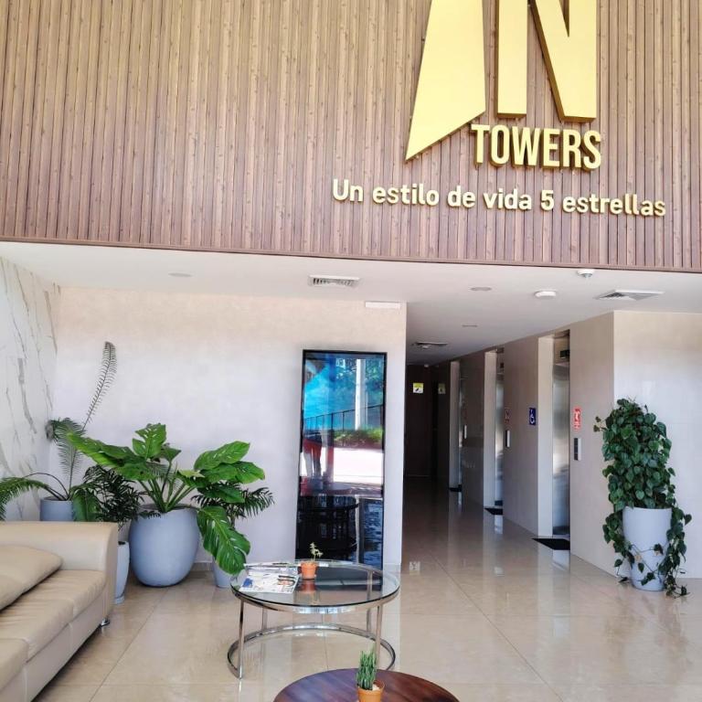 Lujo y confort en Urubó sala de cine, piscina y sauna - One-Bedroom Apartment - 14