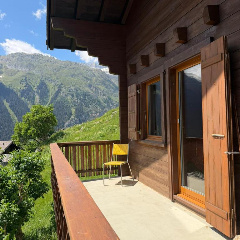 Ferienwohnung Am Bärgbächli OG - Appartement avec Balcon - 3