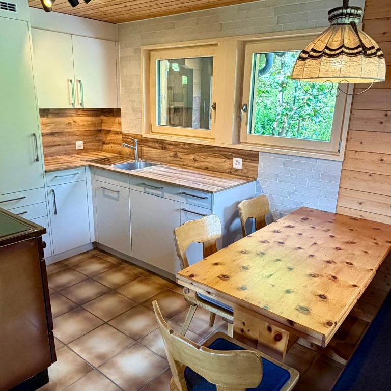 Ferienwohnung Am Bärgbächli OG - Appartement avec Balcon - 12