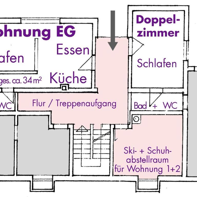 Haus Ender - Apartment mit 1 Schlafzimmer - 4