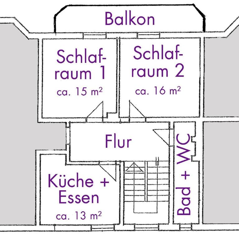 Haus Ender - Apartment mit 2 Schlafzimmern - 1