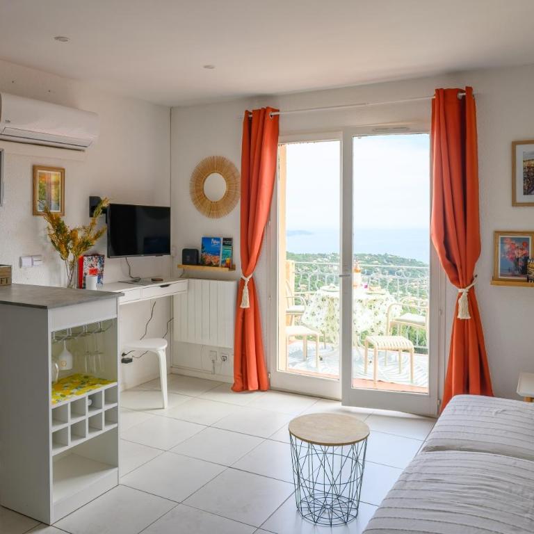 La Vigie des Sauvagières, Vue Mer, Piscine - Appartement 1 Chambre - 4
