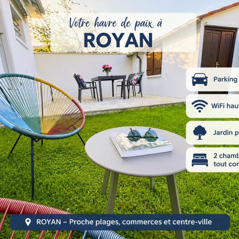Jolie Maison 2 chambres avec Jardin à Royan - Idéal Familles - Parking Gratuit - Confort Tout équipée - Vacation Home - 1