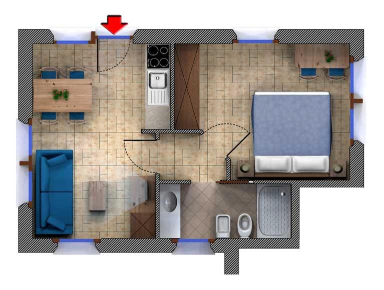Chalet Betty - Appartamento con 1 Camera da Letto - 3