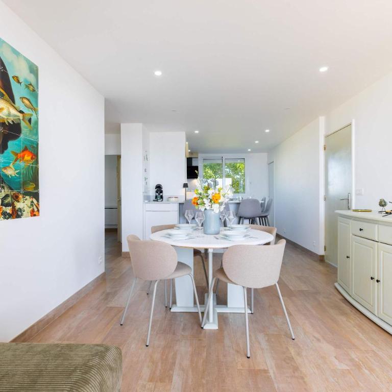 Les Vagues Bel Appartement Vue Mer avec Acces Plage - Appartamento - 5