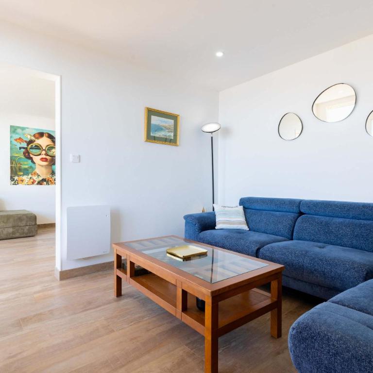 Les Vagues Bel Appartement Vue Mer avec Acces Plage - Appartamento - 9