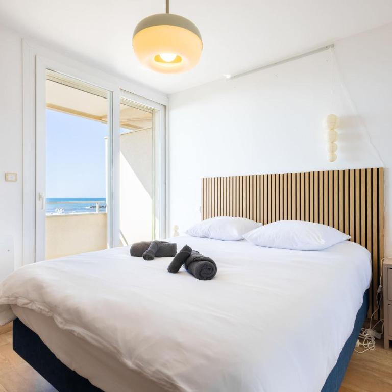 Les Vagues Bel Appartement Vue Mer avec Acces Plage - Appartamento - 14