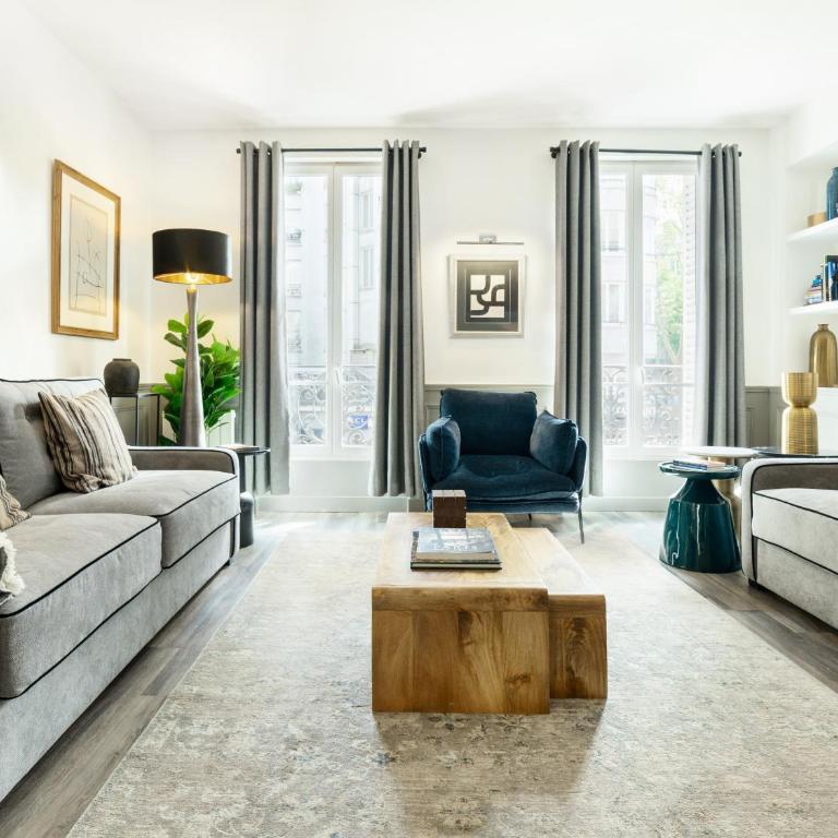 LivinParis - Luxury 3 & AC 4 Bedrooms Montmartre I - Appartement 3 Chambres - 1