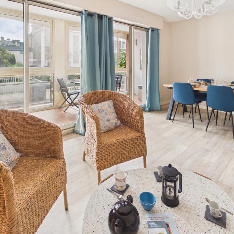 Plage à 150 m, appart plein centre pour 4 - Appartement - 7