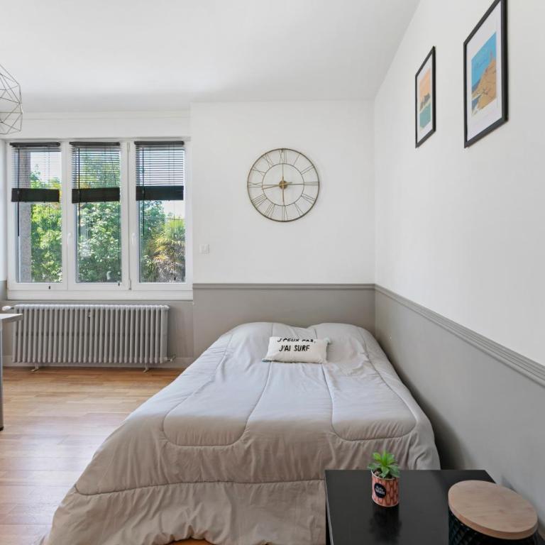 Chez Jérémy - 1km de la plage - Appartement 1 Chambre Supérieur avec Balcon - 20
