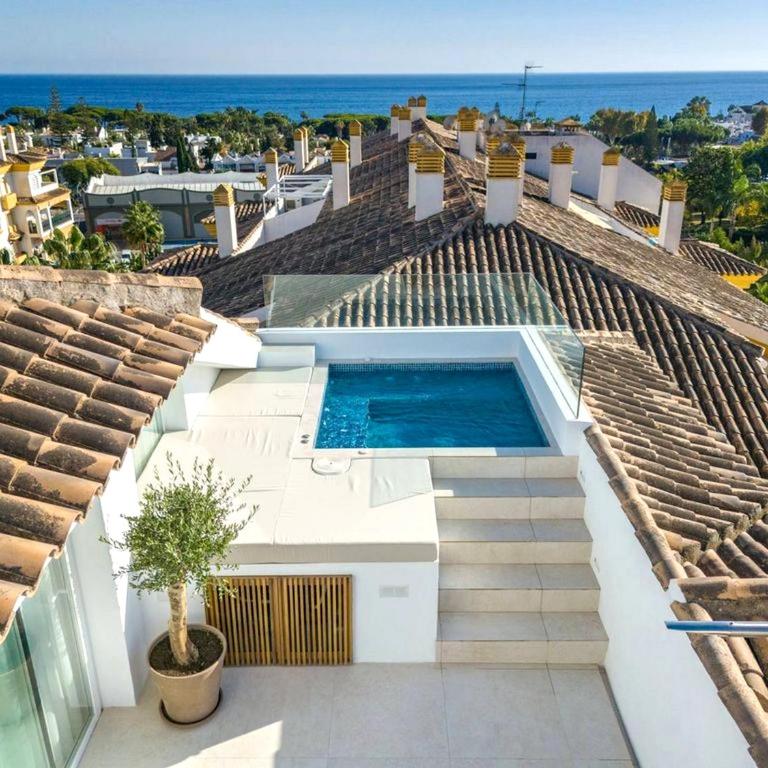 Centro de playa de Marbella con vistas al mar - Penthouse-Apartment - 10