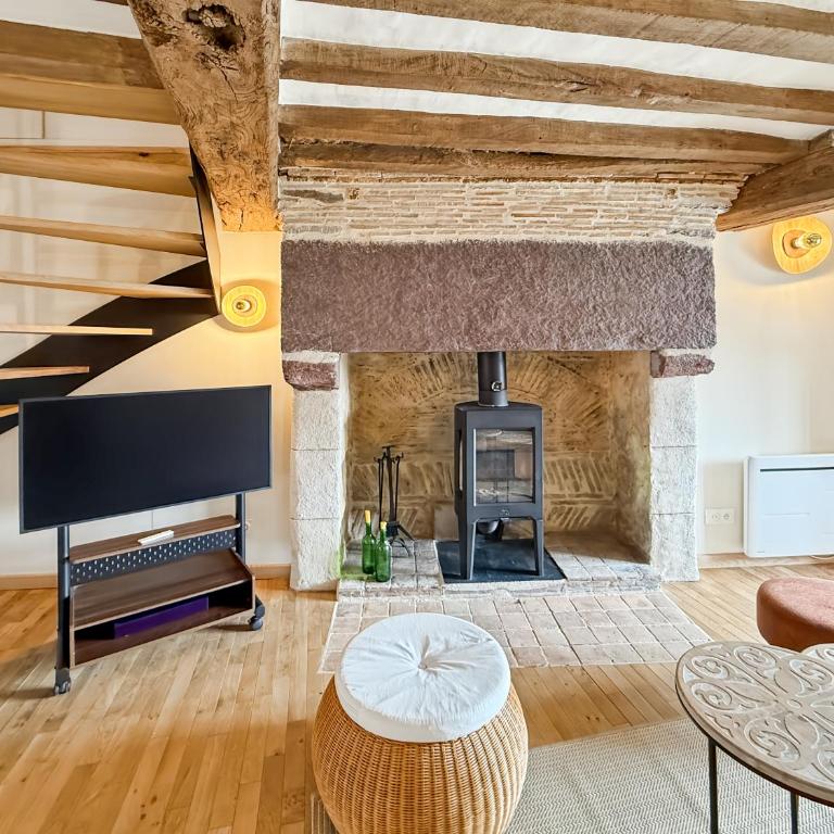 La Citadine - Spacieux - Balnéo & Terrasse - Parking - Rennes - Two-Bedroom Apartment - 16