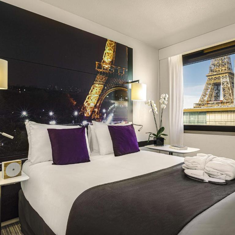 Mercure Paris Centre Tour Eiffel - Chambre Double Privilège - Vue sur Tour Eiffel - Étage Supérieur - 4
