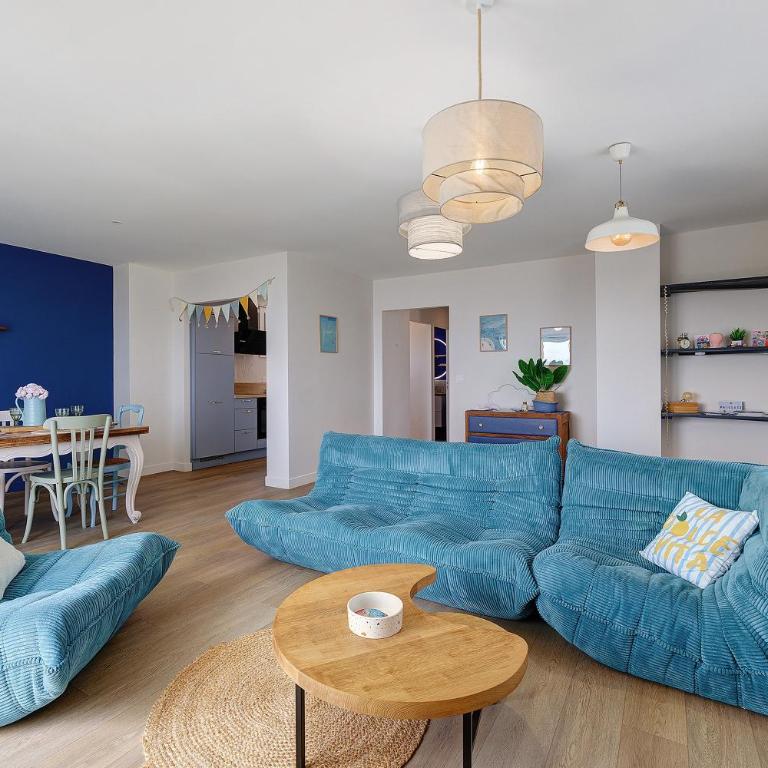 Les Sables Pailletés 4p - face mer - Appartamento Deluxe con 2 Camere da Letto e Vista Oceano - 7