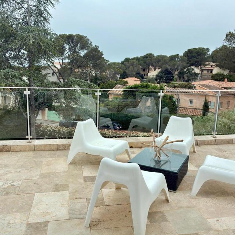 Villa "LES ALIZES" Etage côté PISCINE - APERCU MER - Casa de 2 dormitorios - 20