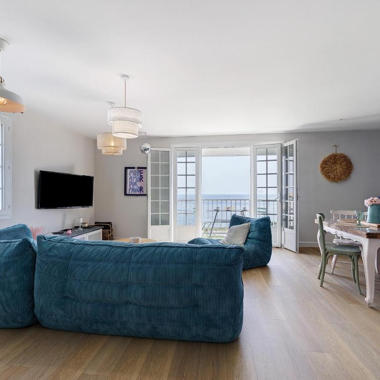 Les Sables Pailletés 4p - face mer - Appartamento Deluxe con 2 Camere da Letto e Vista Oceano - 9