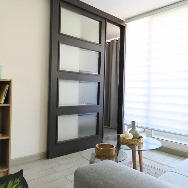 Departamento Cerca Movistar Arena y Metro - One-Bedroom Apartment with Balcony - 18