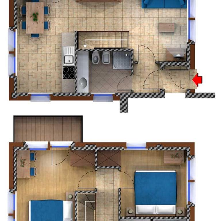Chalet Betty - Appartamento con 2 Camere da Letto - 7