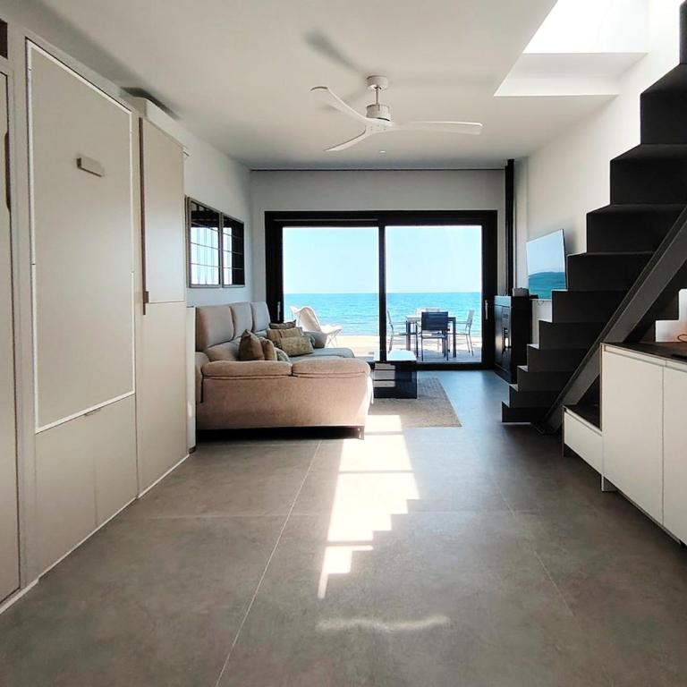 Bungalow a pie de playa con acceso al mar y piscina - Apartamento de 1 dormitorio con vistas al mar - 8