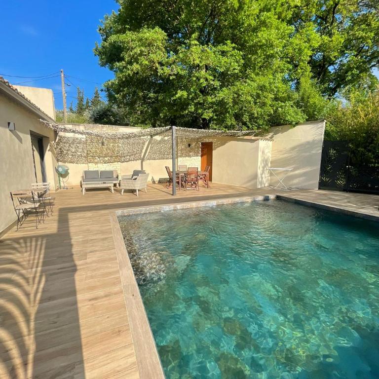 Un petit coin de Bali avec SPA et piscine privés - Maison 1 Chambre - 4