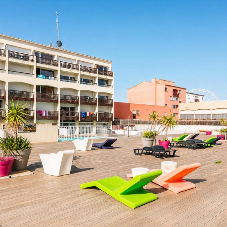 Gemütliches renoviertes Studio Blick auf Riesenrad Strand Pool - Studio - 20