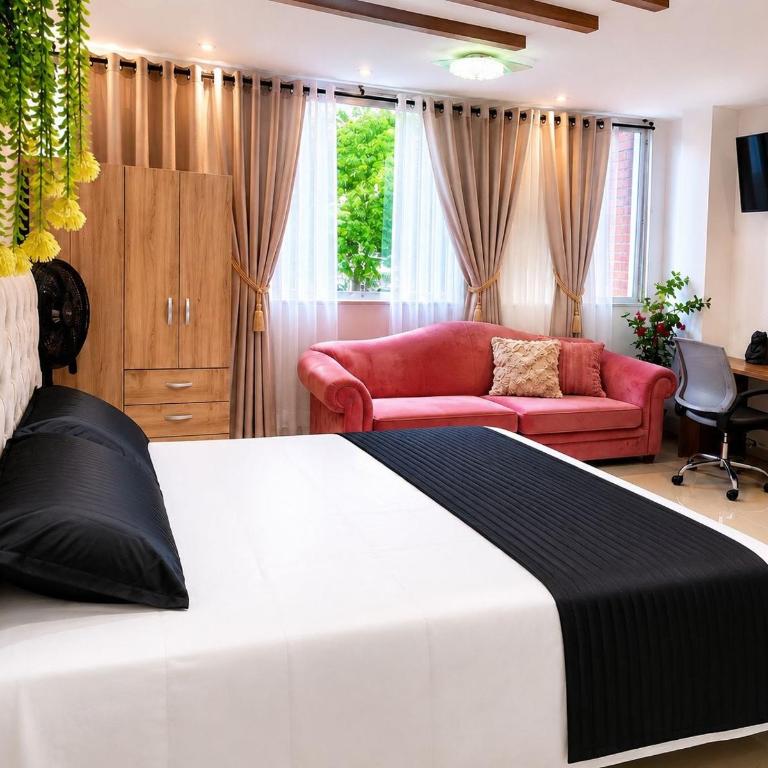 Estancias Aleli Apartaestudio amoblado con cocina totalmente equipado a tan solo 5 minutos de la terminal de transporte cerca a centros comerciales 04 - Apartamento de 1 dormitorio - 1
