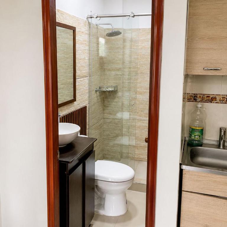 Estancias Aleli Apartaestudio amoblado con cocina totalmente equipado a tan solo 5 minutos de la terminal de transporte cerca a centros comerciales 04 - Apartamento de 1 dormitorio - 5