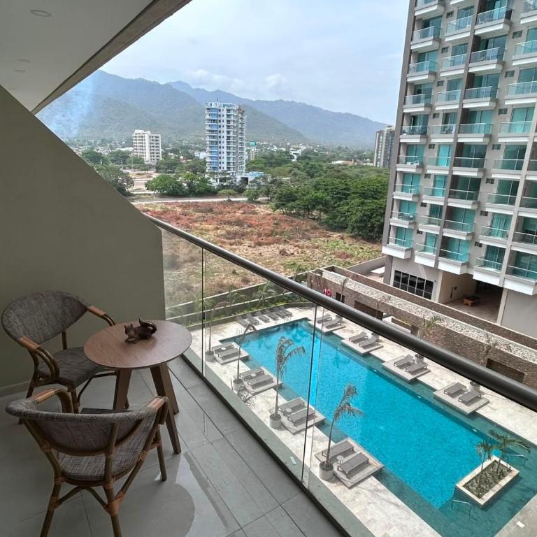 Reserva del Mar Bello Horizonte - One-Bedroom Loft Apartment with Balcony - 1